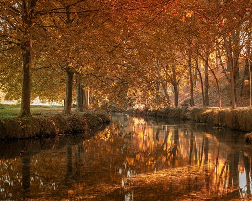 Hombre relajándose y meditando en la sala de su casa al final del día